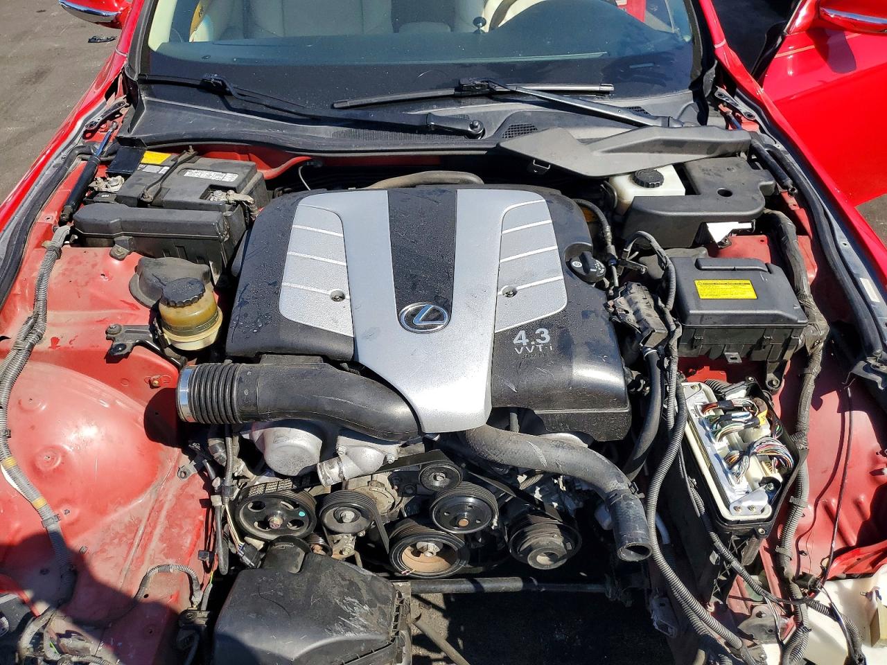 2002 Lexus Sc 430 Red vin: JTHFN48Y020008601