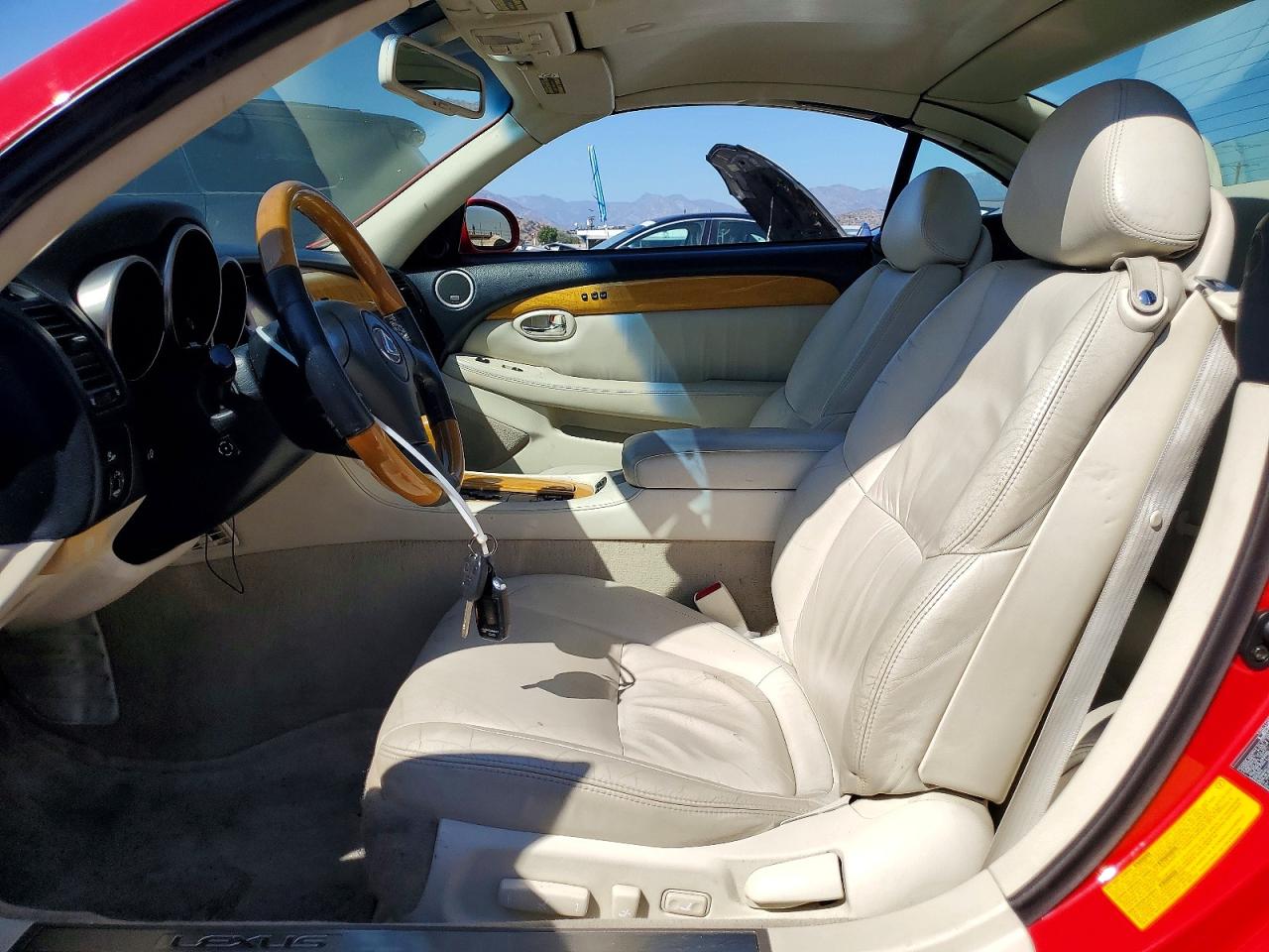 2002 Lexus Sc 430 Red vin: JTHFN48Y020008601