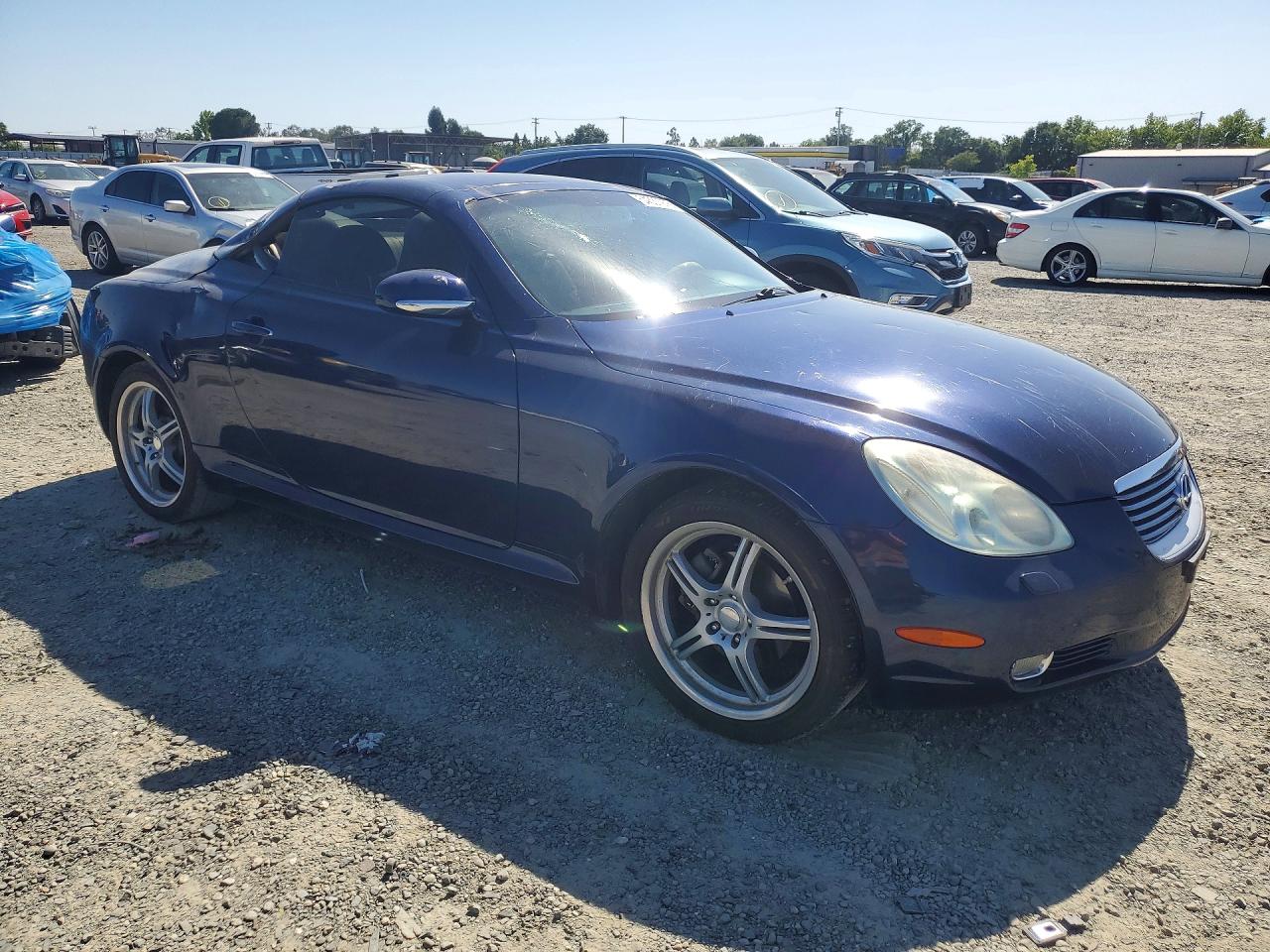 2002 Lexus Sc 430 Blue vin: JTHFN48Y020017234