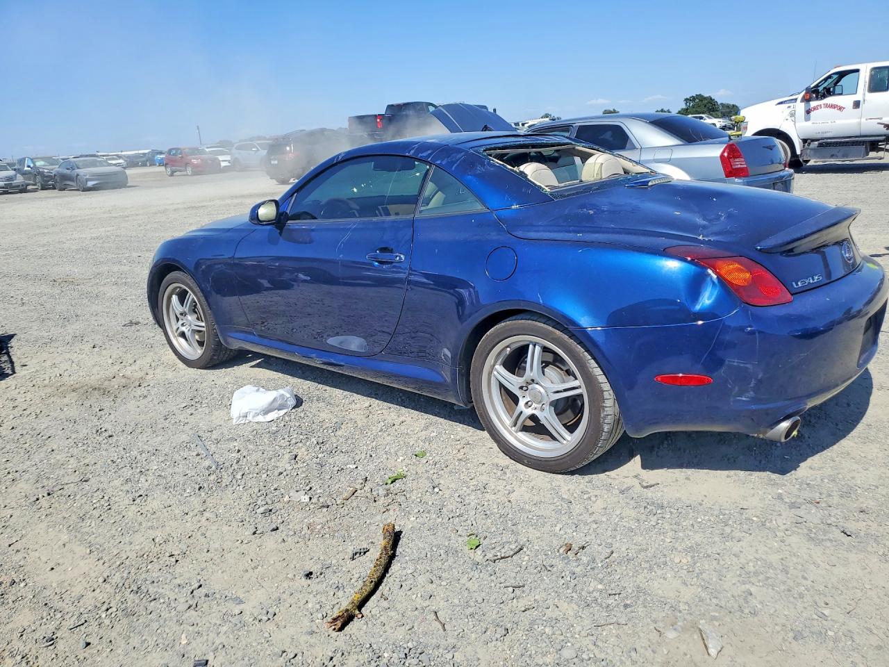 2002 Lexus Sc 430 Blue vin: JTHFN48Y020017234