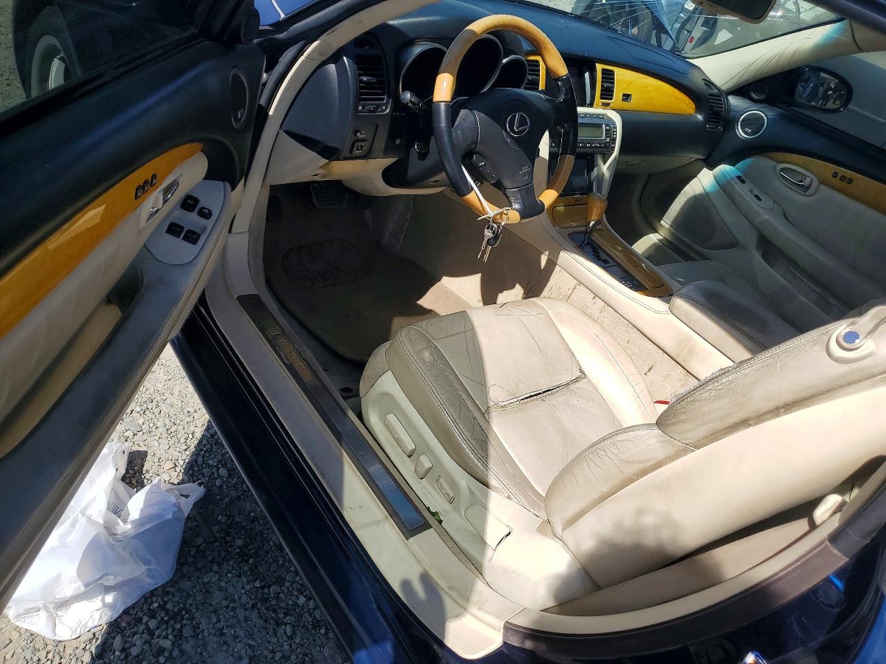 2002 Lexus Sc 430 Blue vin: JTHFN48Y020017234