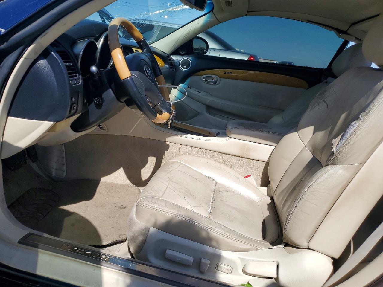 2002 Lexus Sc 430 Blue vin: JTHFN48Y020017234