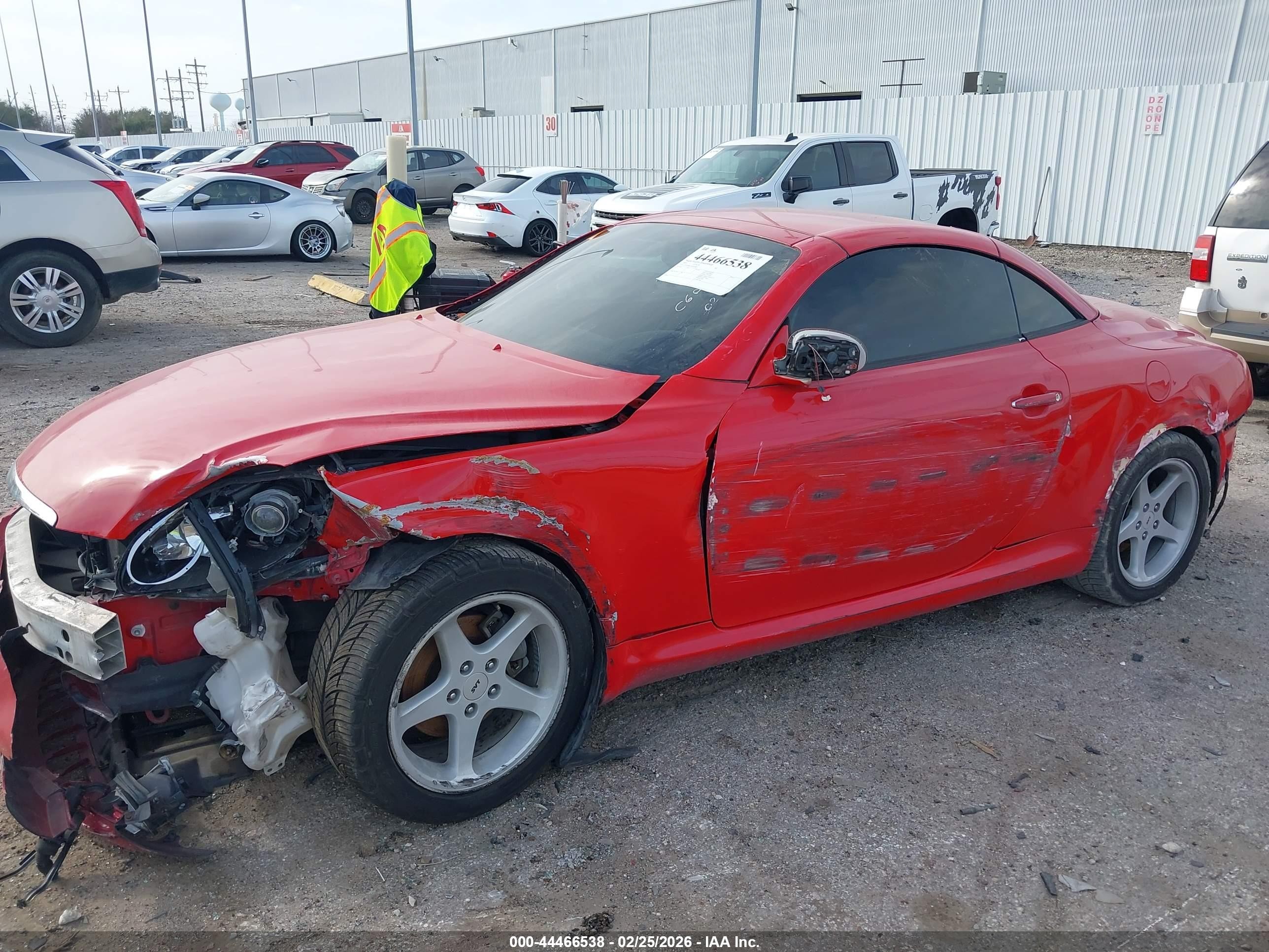2002 Lexus Sc 430   Red vin: JTHFN48Y020026869