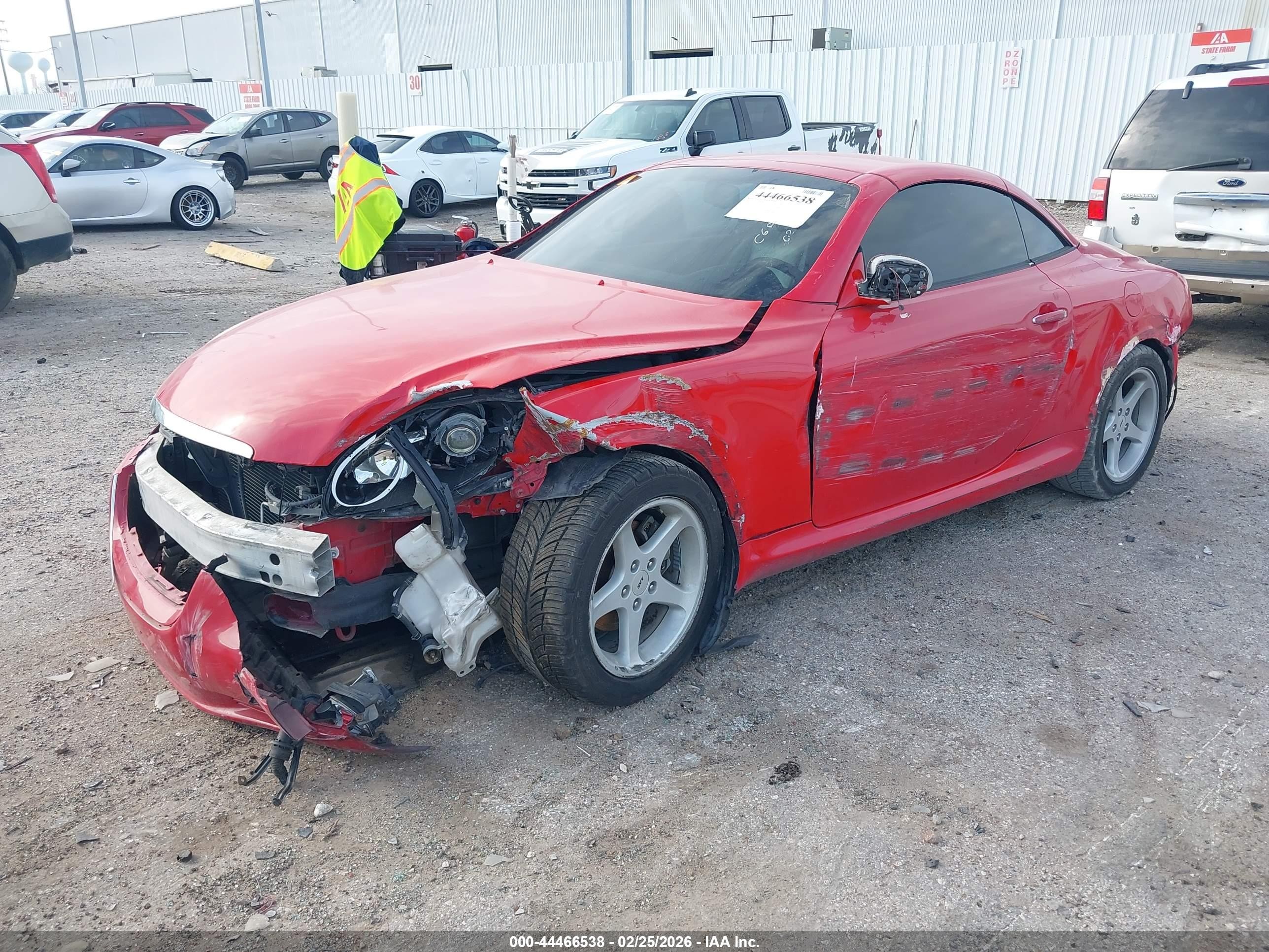 2002 Lexus Sc 430   Red vin: JTHFN48Y020026869