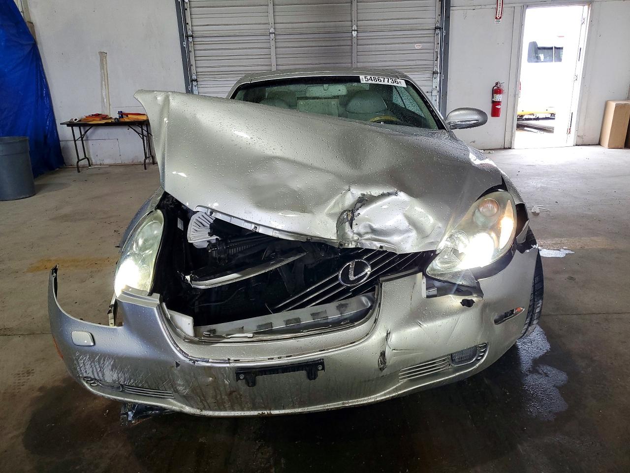 2004 Lexus Sc 430 Silver vin: JTHFN48Y040051869