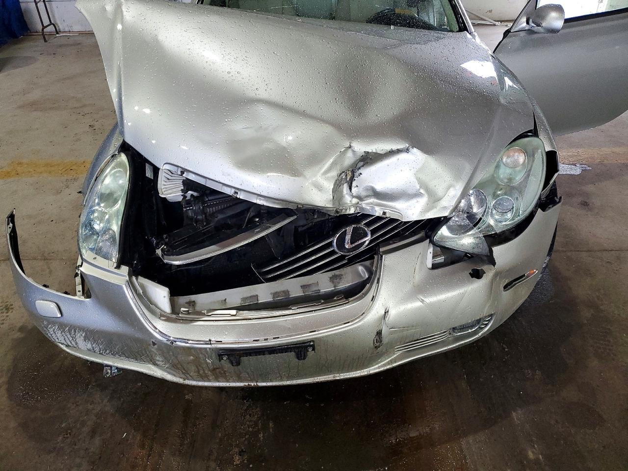 2004 Lexus Sc 430 Silver vin: JTHFN48Y040051869