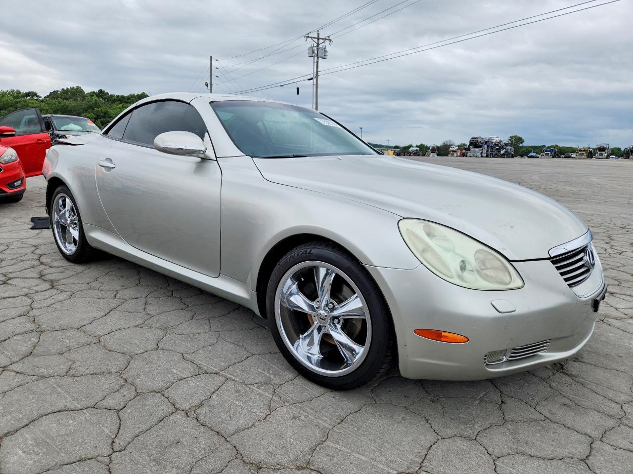2005 Lexus Sc 430 Silver vin: JTHFN48Y050069533