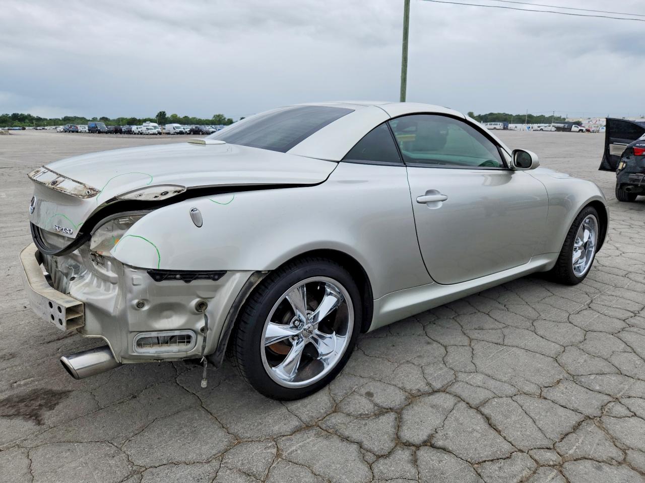 2005 Lexus Sc 430 Silver vin: JTHFN48Y050069533