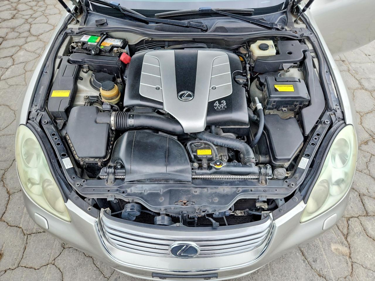 2005 Lexus Sc 430 Silver vin: JTHFN48Y050069533