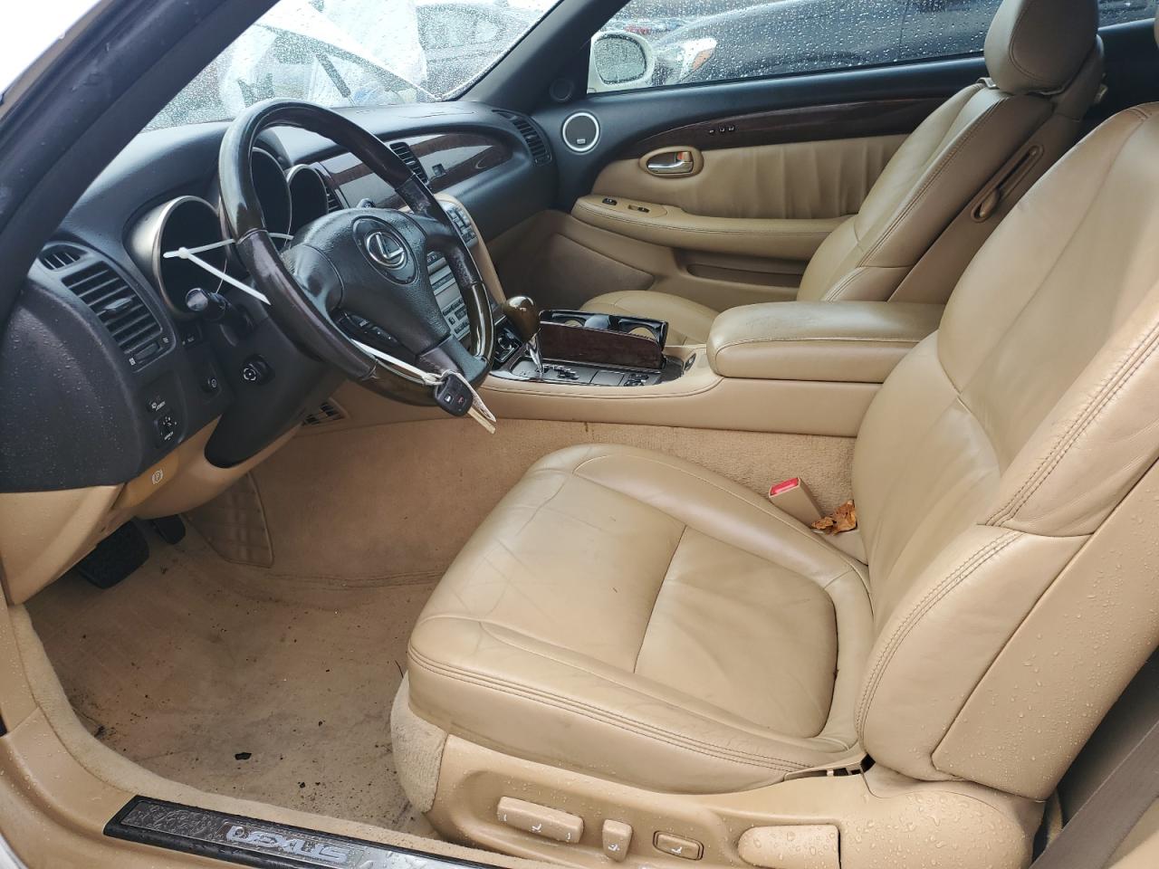2006 Lexus Sc 430 White vin: JTHFN48Y069006316