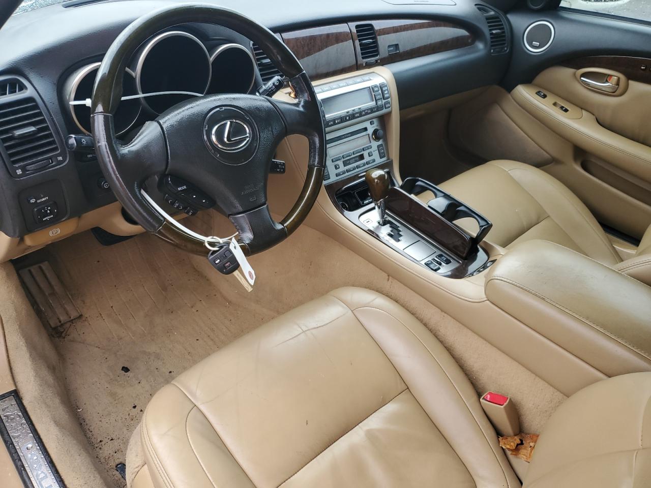 2006 Lexus Sc 430 White vin: JTHFN48Y069006316