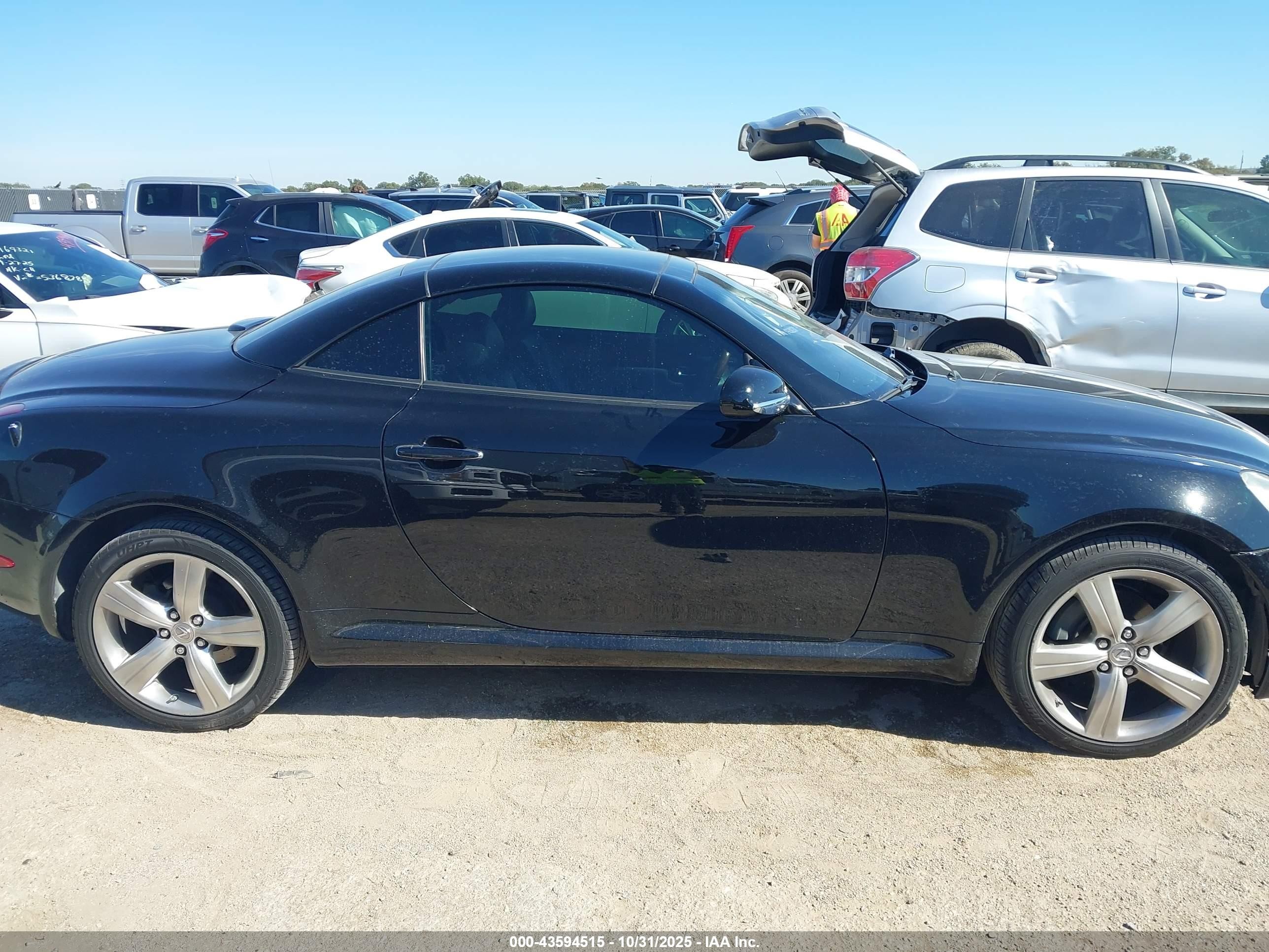 2006 Lexus Sc 430   Black vin: JTHFN48Y069008048