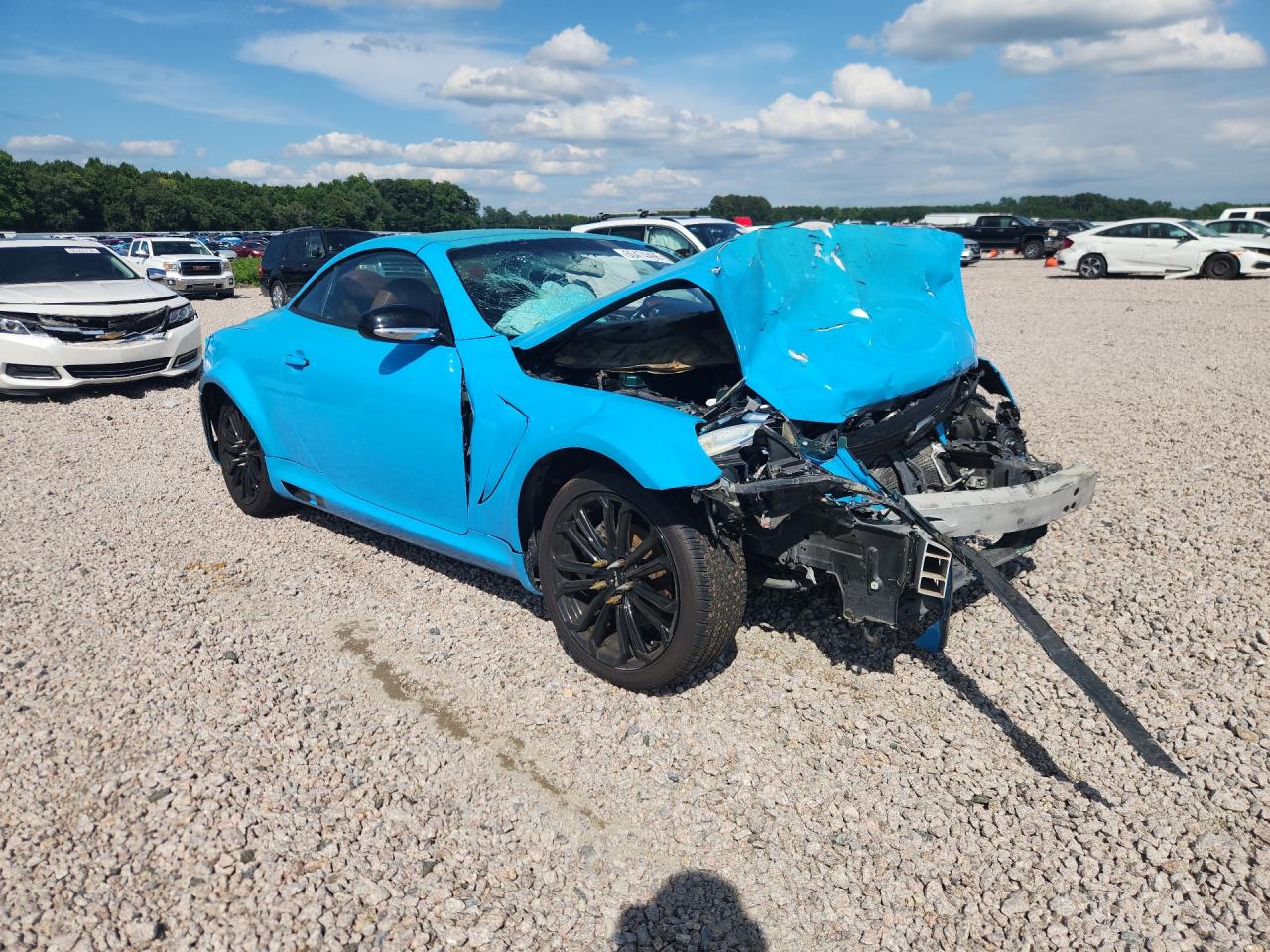 2002 Lexus Sc 430 Синий vin: JTHFN48Y120004329