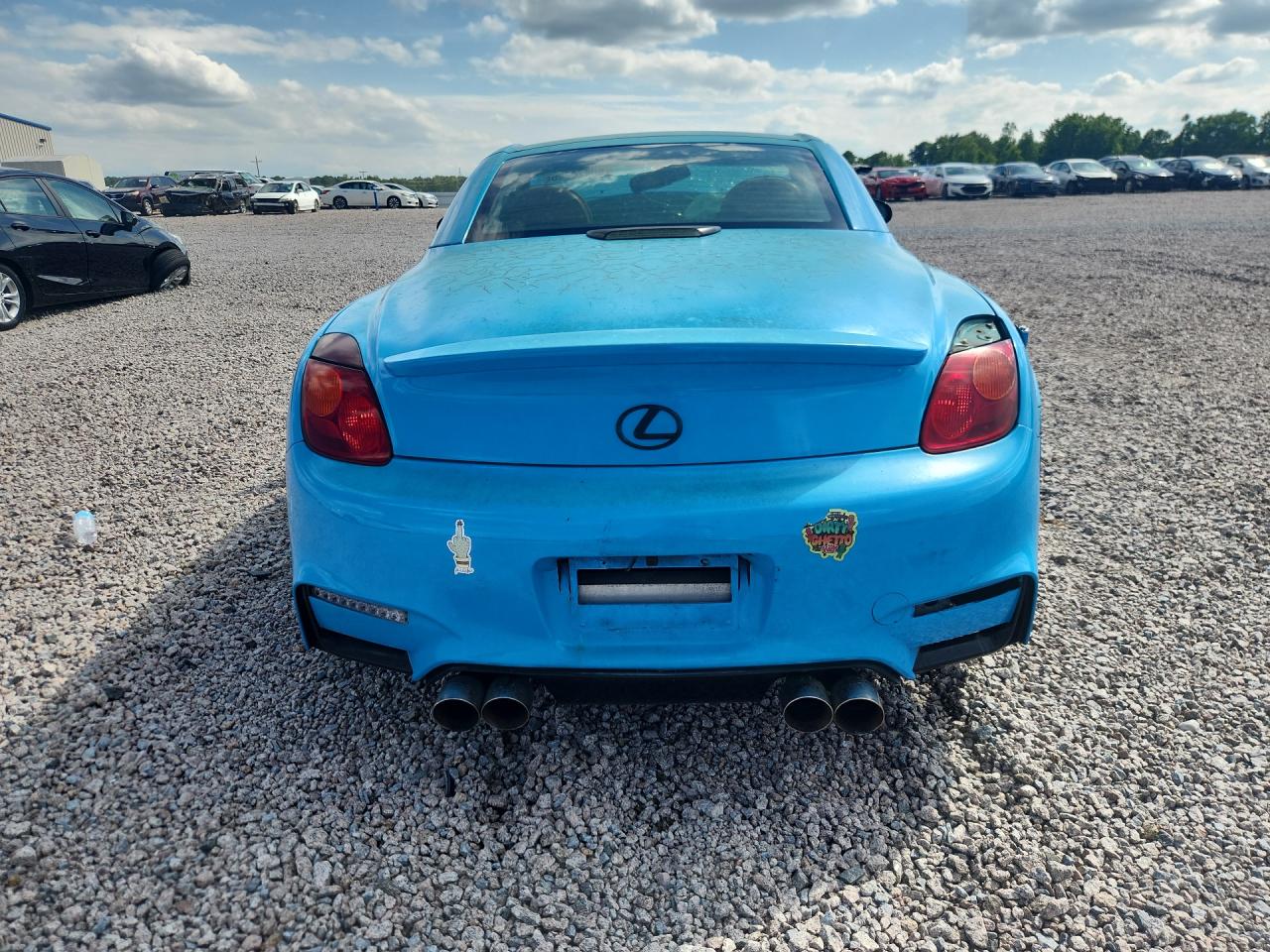2002 Lexus Sc 430 Синий vin: JTHFN48Y120004329