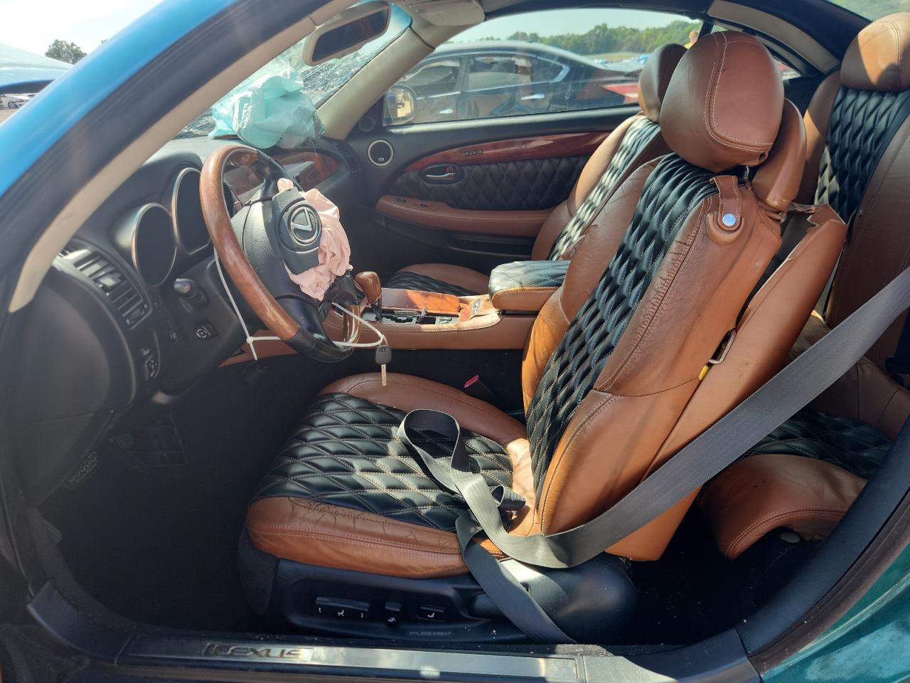 2002 Lexus Sc 430 Синий vin: JTHFN48Y120004329