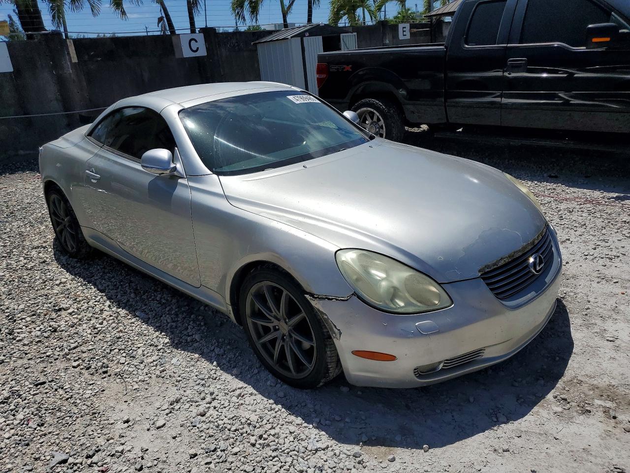 2002 Lexus Sc 430 Base Серебряный vin: JTHFN48Y120007019
