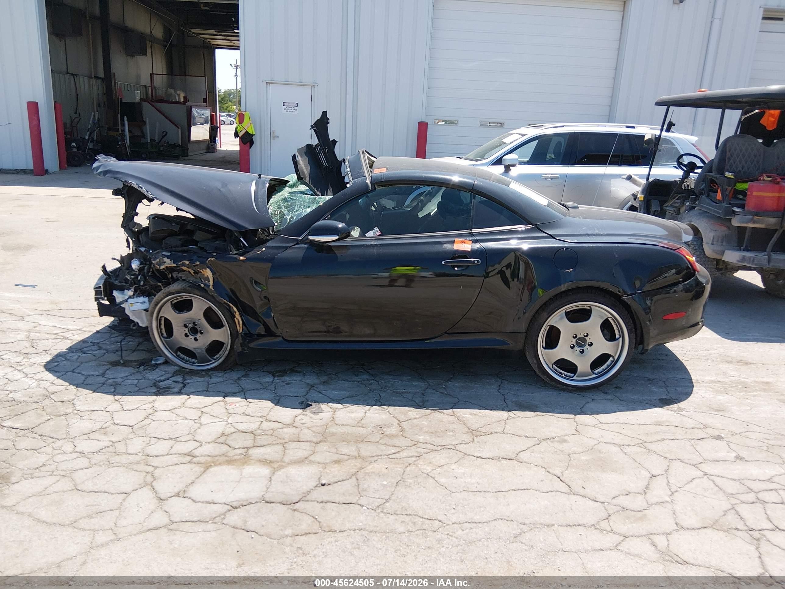 2002 Lexus Sc 430   Black vin: JTHFN48Y120015959
