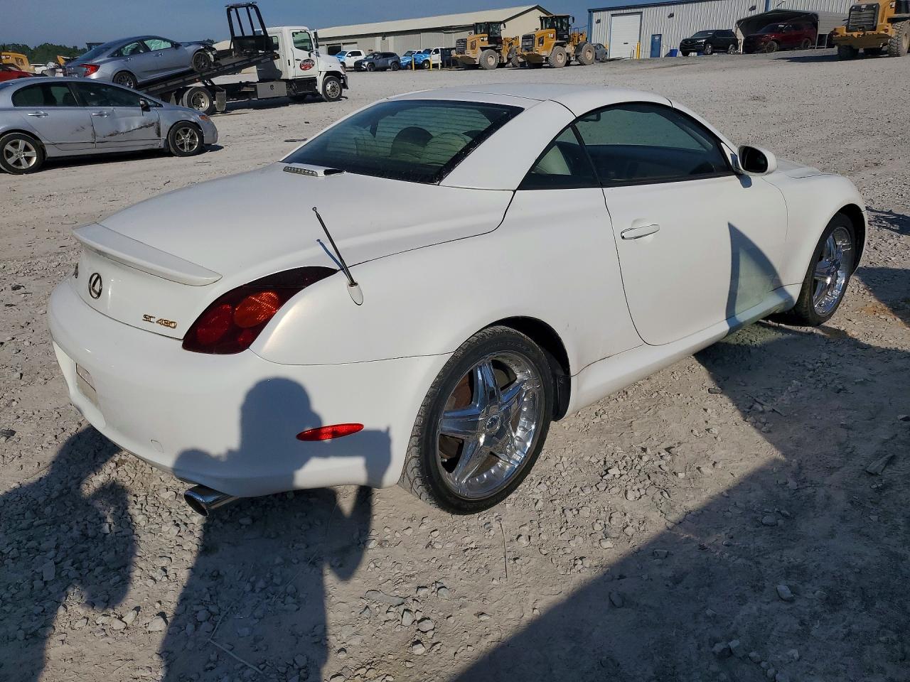 2002 Lexus Sc 430 White vin: JTHFN48Y120019087