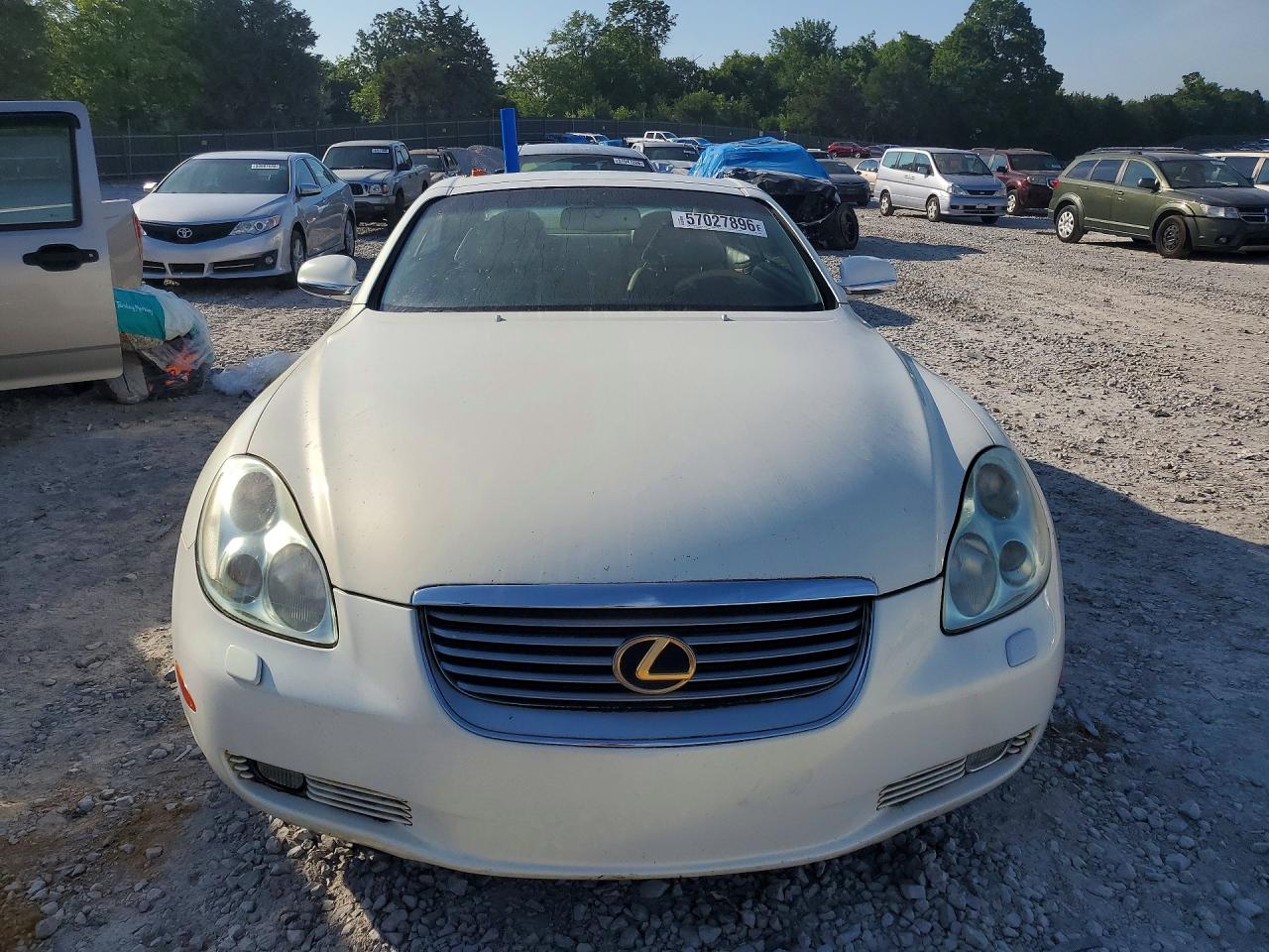 2002 Lexus Sc 430 White vin: JTHFN48Y120019087