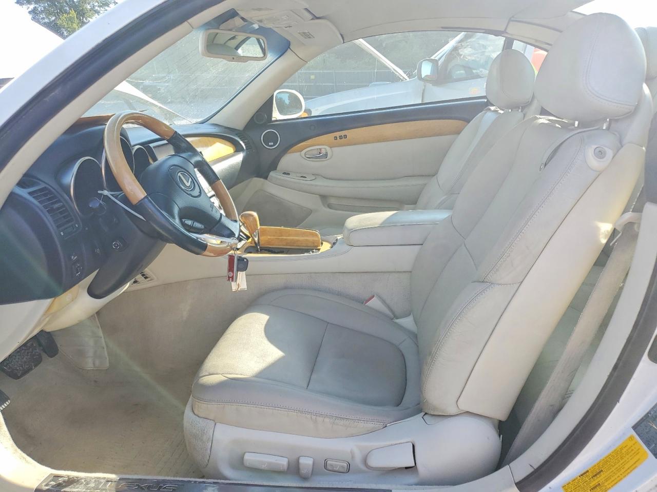 2002 Lexus Sc 430 White vin: JTHFN48Y120019087