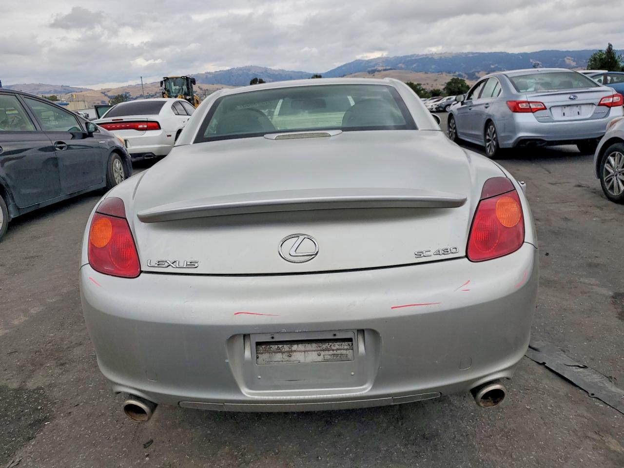 2002 Lexus Sc 430 Silver vin: JTHFN48Y120029795