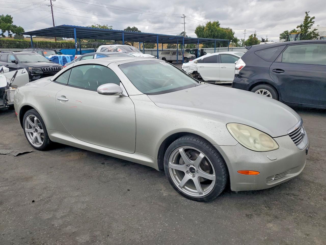 2002 Lexus Sc 430 Silver vin: JTHFN48Y120029795