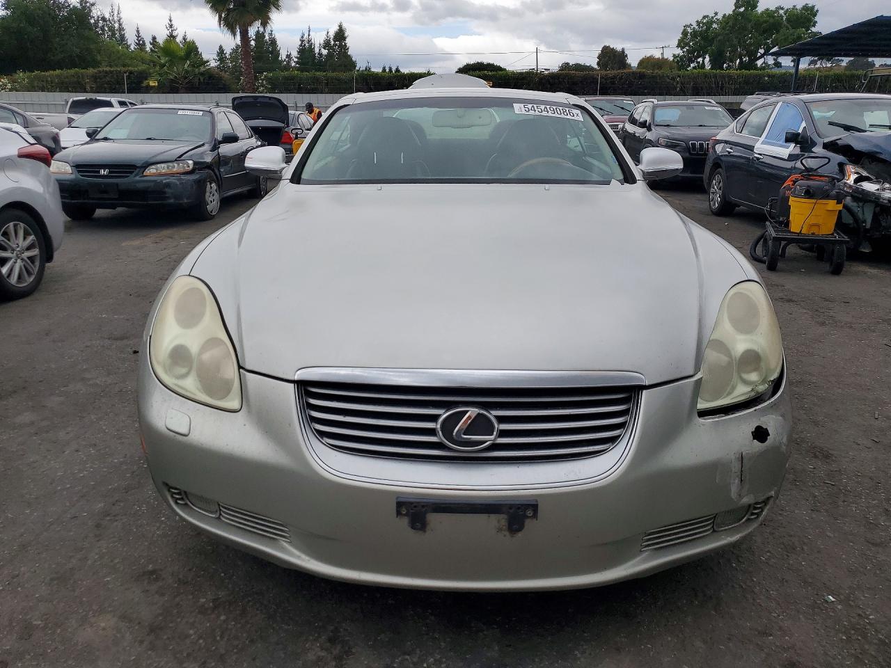 2002 Lexus Sc 430 Silver vin: JTHFN48Y120029795