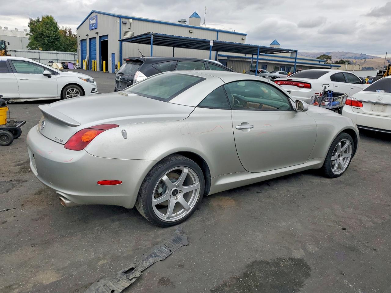 2002 Lexus Sc 430 Silver vin: JTHFN48Y120029795