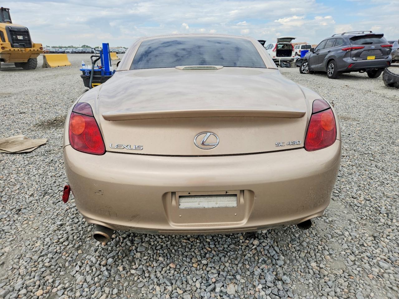 2002 Lexus Sc 430 Tan vin: JTHFN48Y120032650