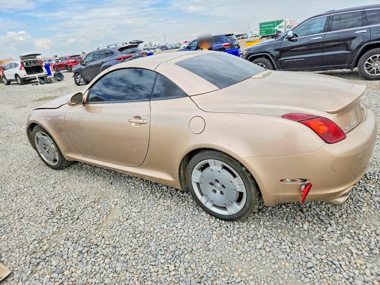 2002 Lexus Sc 430 Tan vin: JTHFN48Y120032650
