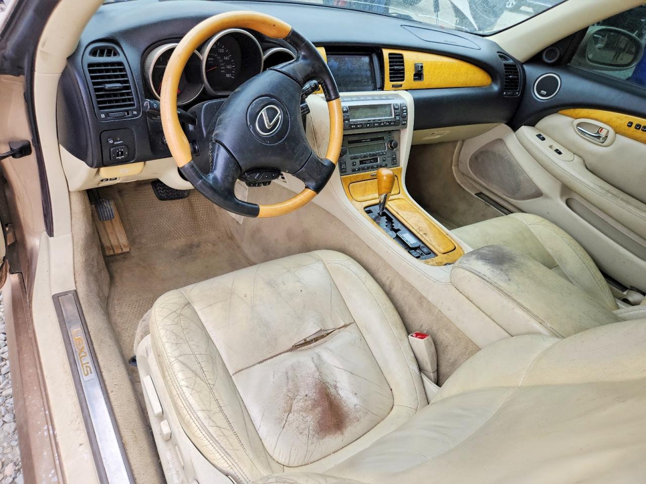 2002 Lexus Sc 430 Tan vin: JTHFN48Y120032650
