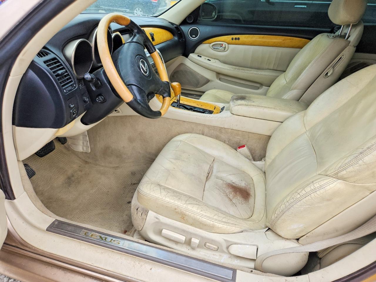 2002 Lexus Sc 430 Tan vin: JTHFN48Y120032650