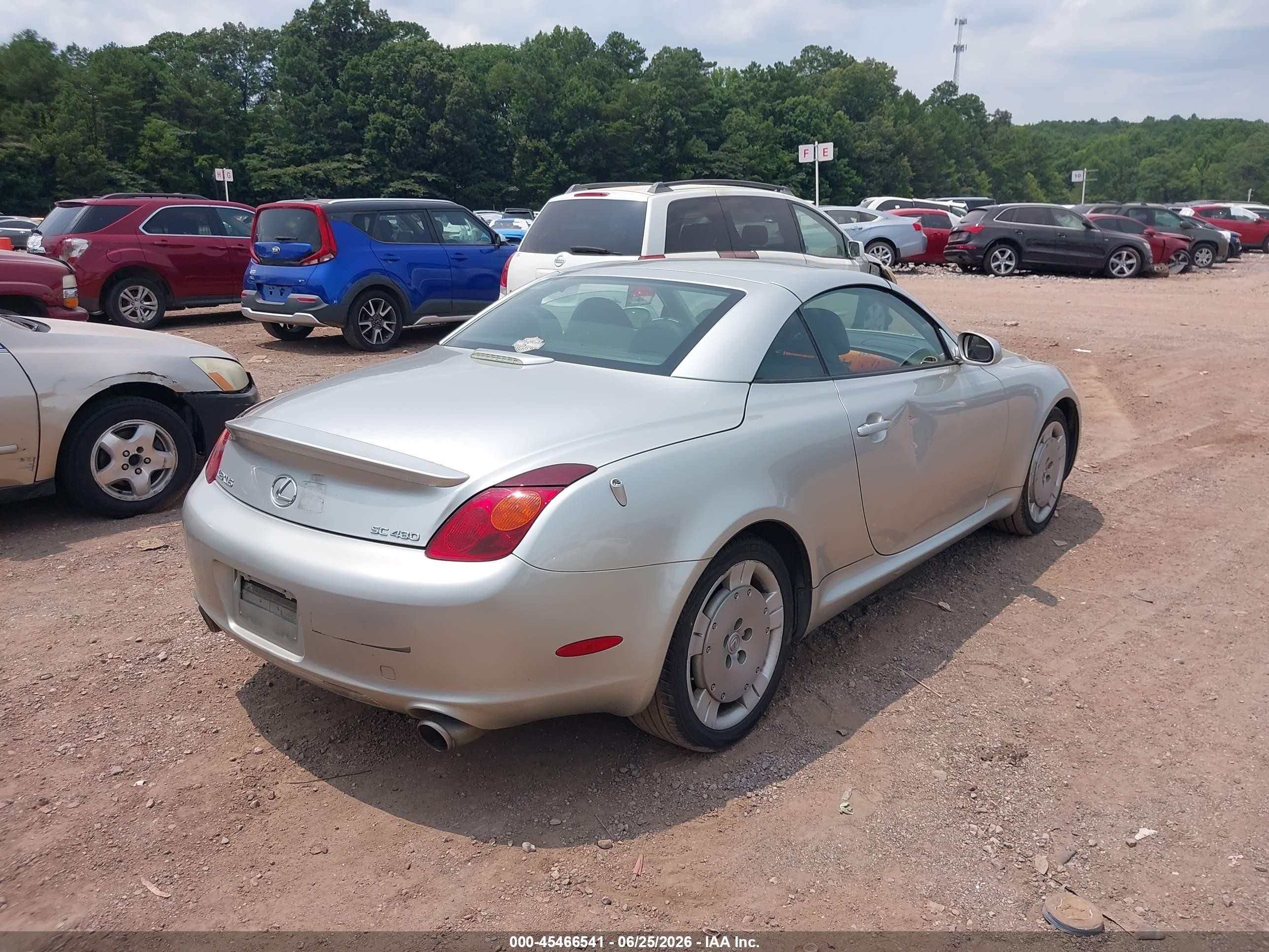 2003 Lexus Sc 430   Silver vin: JTHFN48Y130048381