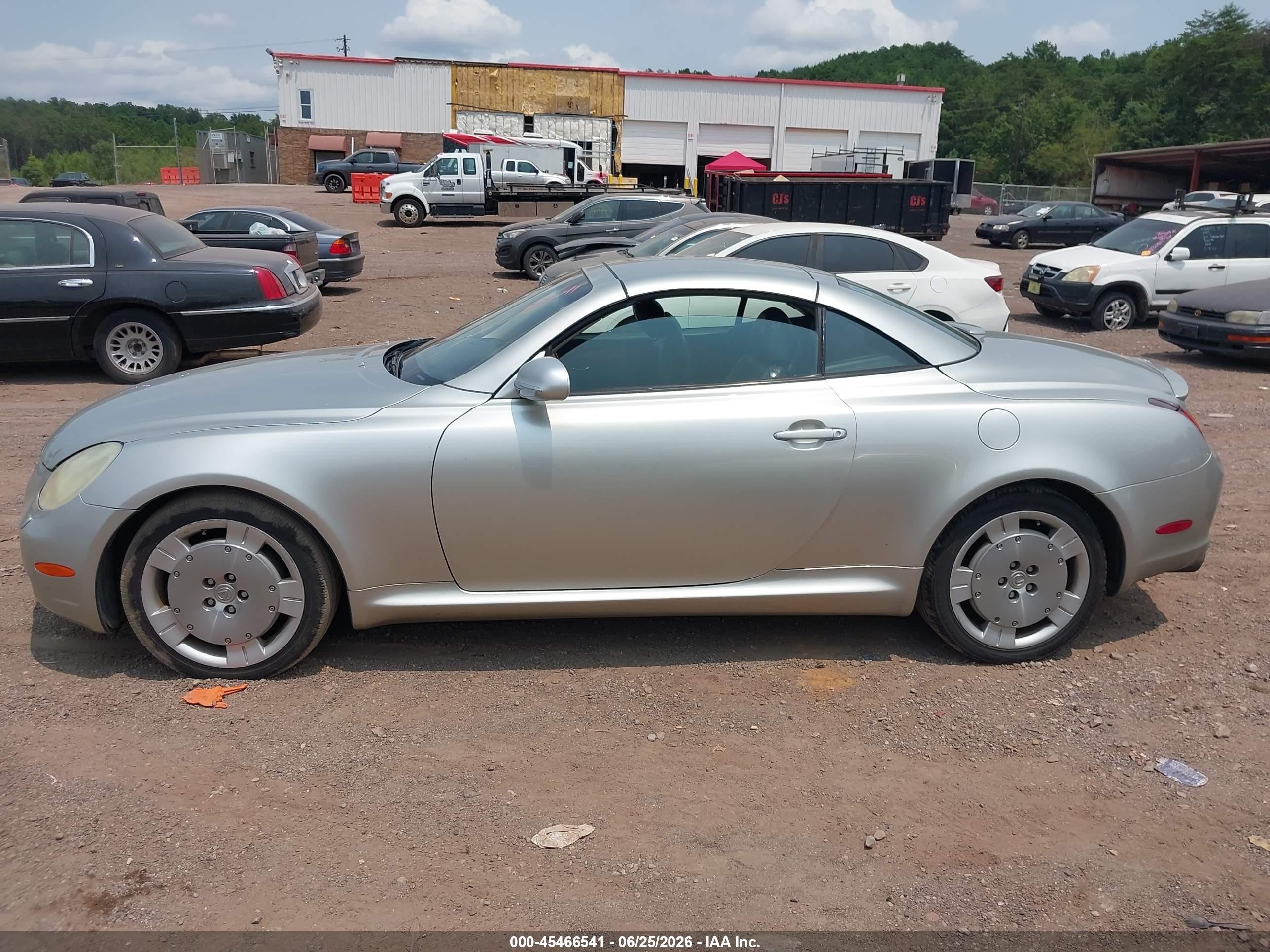 2003 Lexus Sc 430   Silver vin: JTHFN48Y130048381