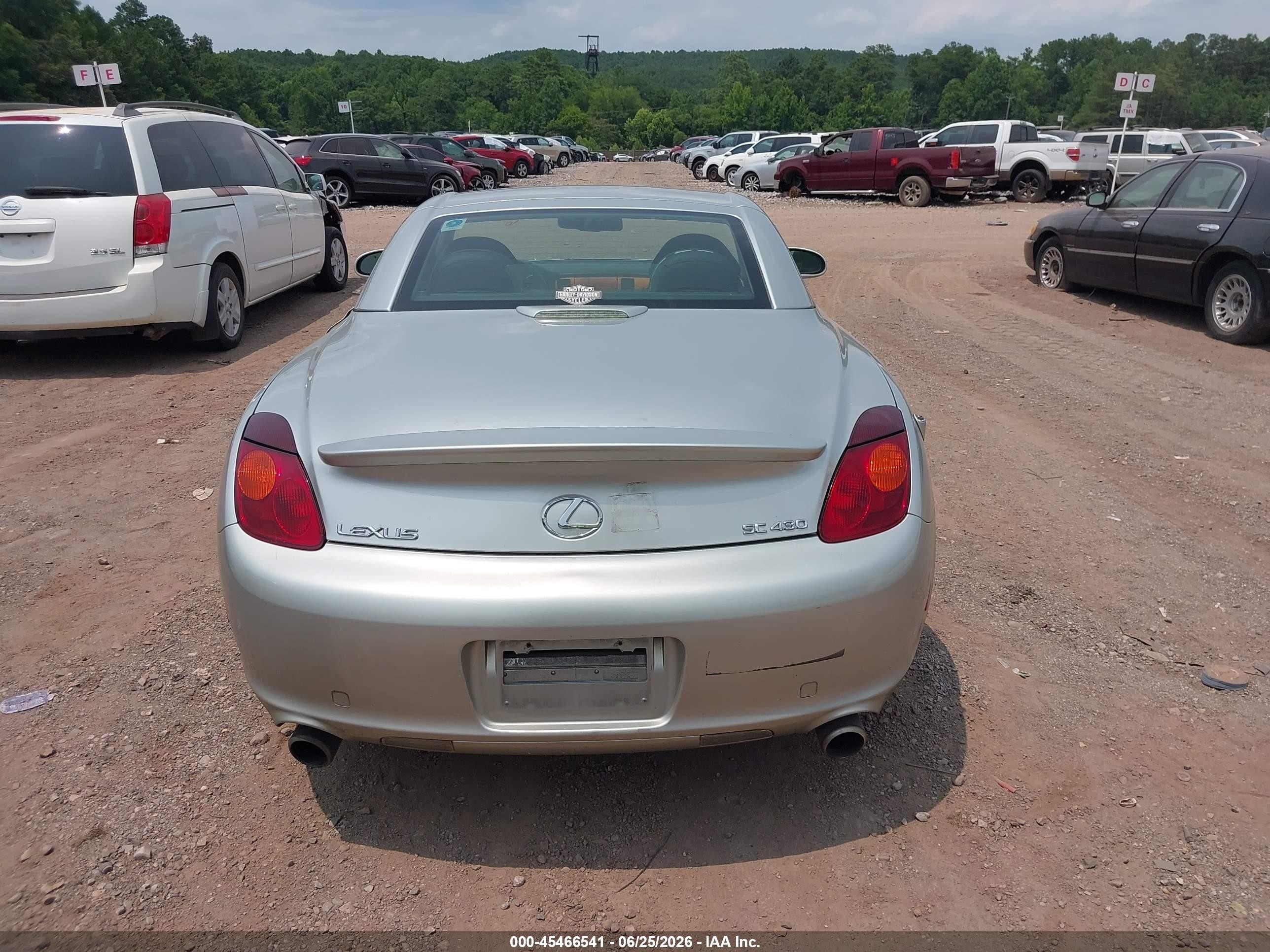 2003 Lexus Sc 430   Silver vin: JTHFN48Y130048381