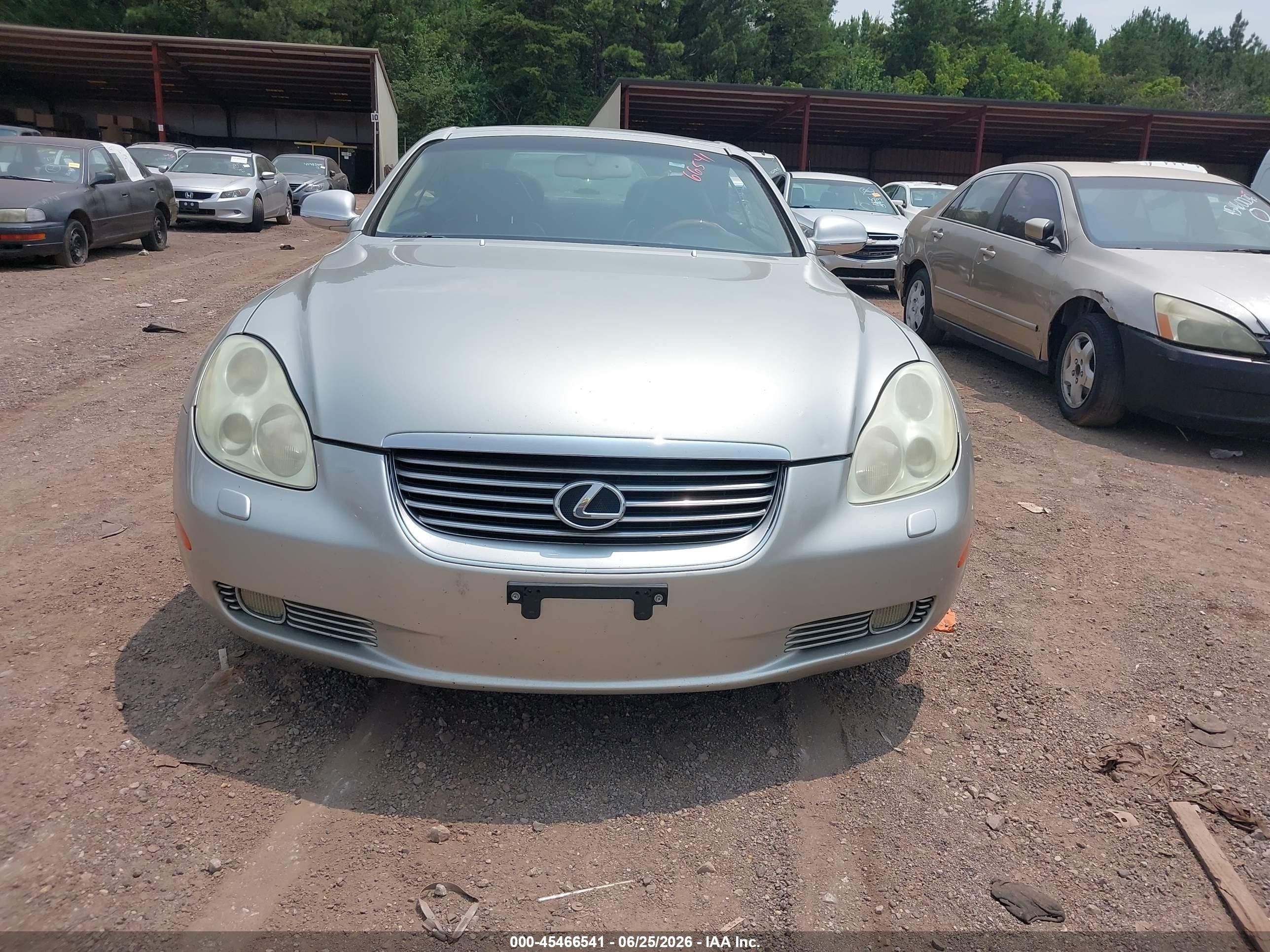 2003 Lexus Sc 430   Silver vin: JTHFN48Y130048381