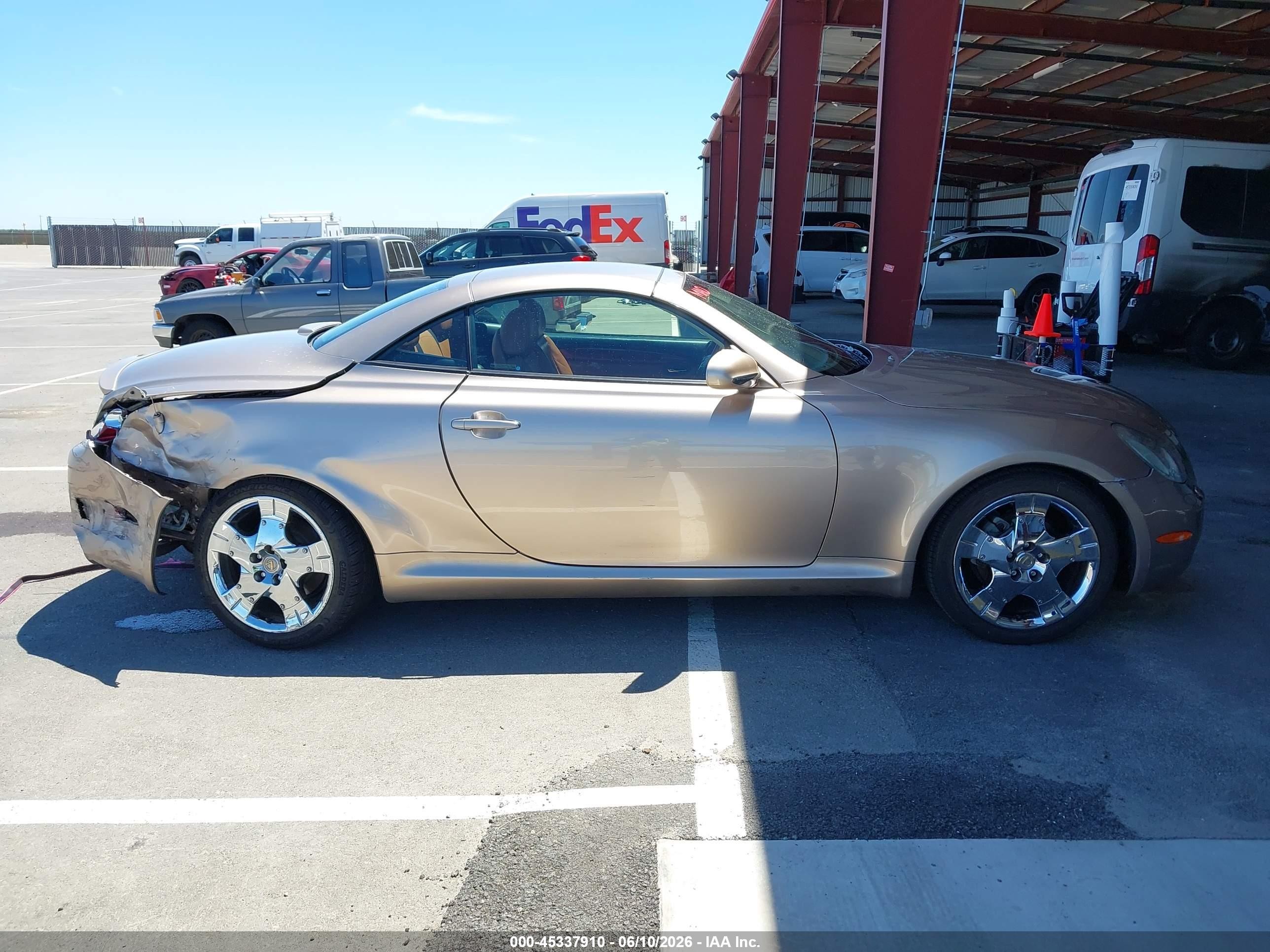 2004 Lexus Sc 430   Золотой vin: JTHFN48Y140056479