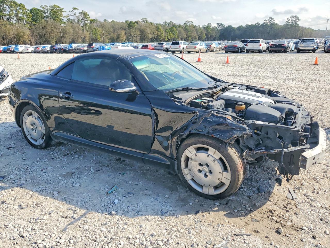 2004 Lexus Sc 430 Base Black vin: JTHFN48Y140058412