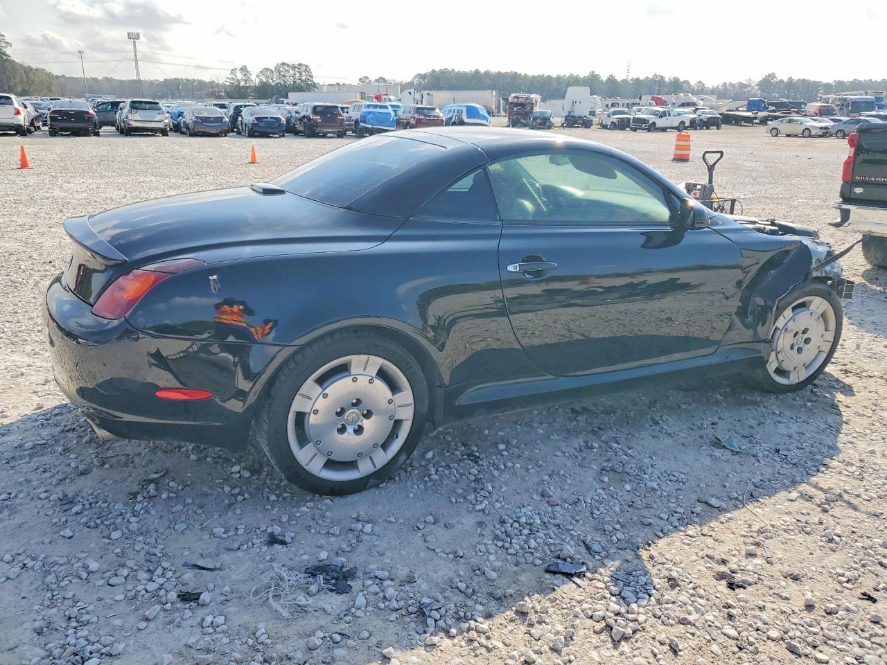 2004 Lexus Sc 430 Base Black vin: JTHFN48Y140058412
