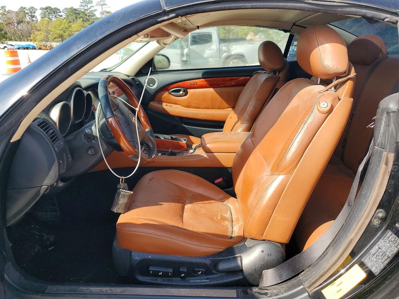 2004 Lexus Sc 430 Base Black vin: JTHFN48Y140058412