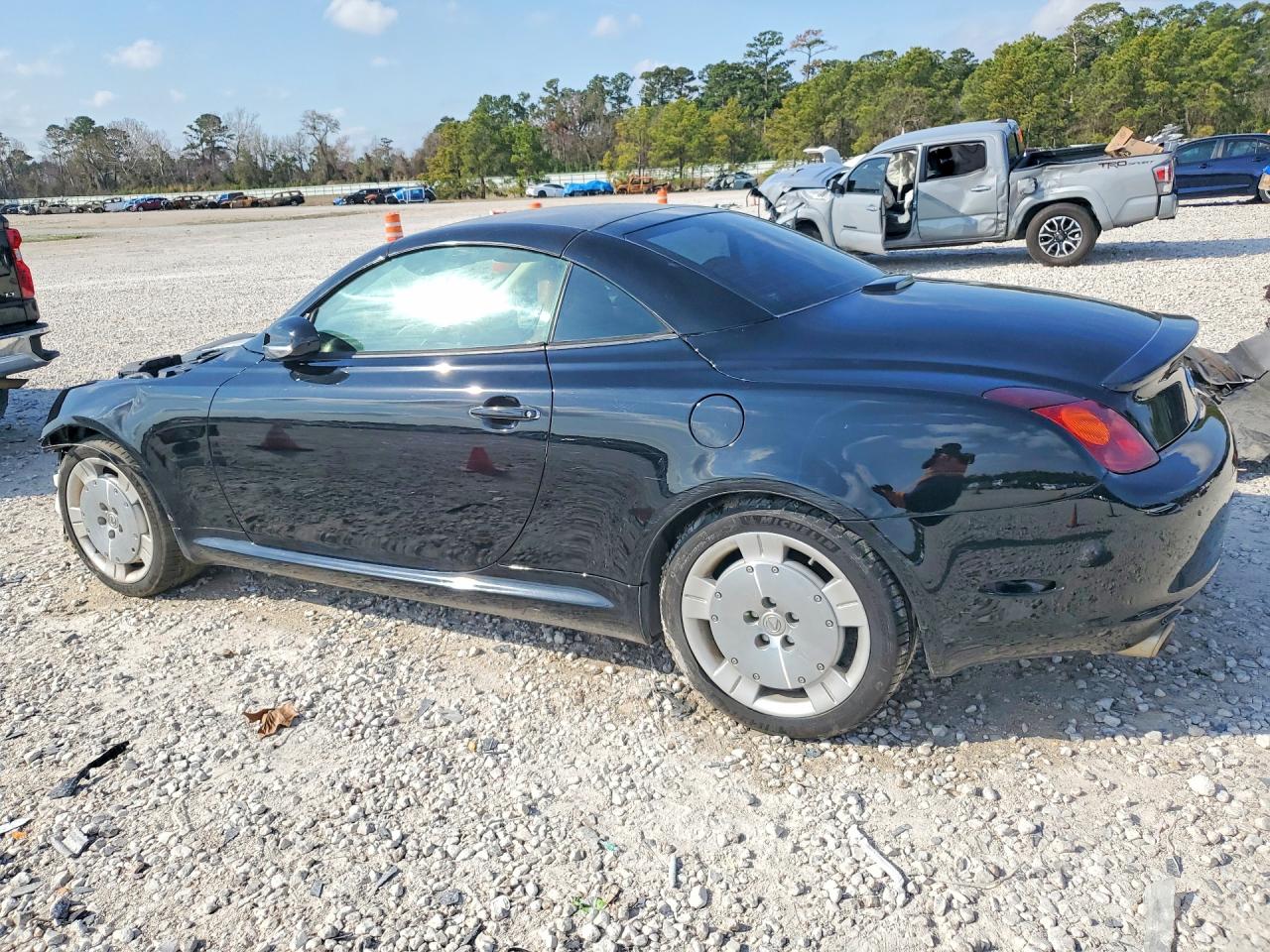 2004 Lexus Sc 430 Base Black vin: JTHFN48Y140058412
