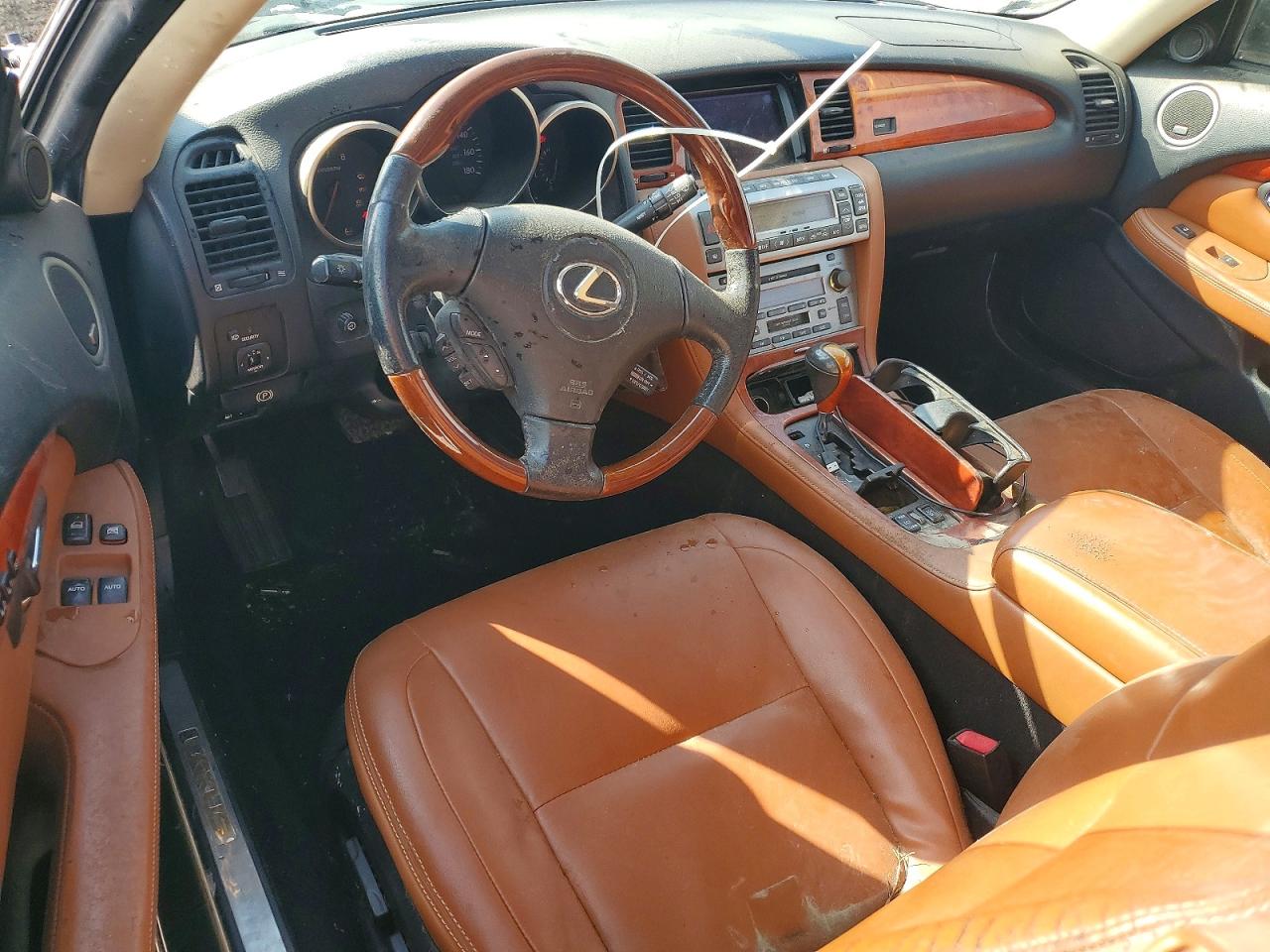2004 Lexus Sc 430 Base Black vin: JTHFN48Y140058412