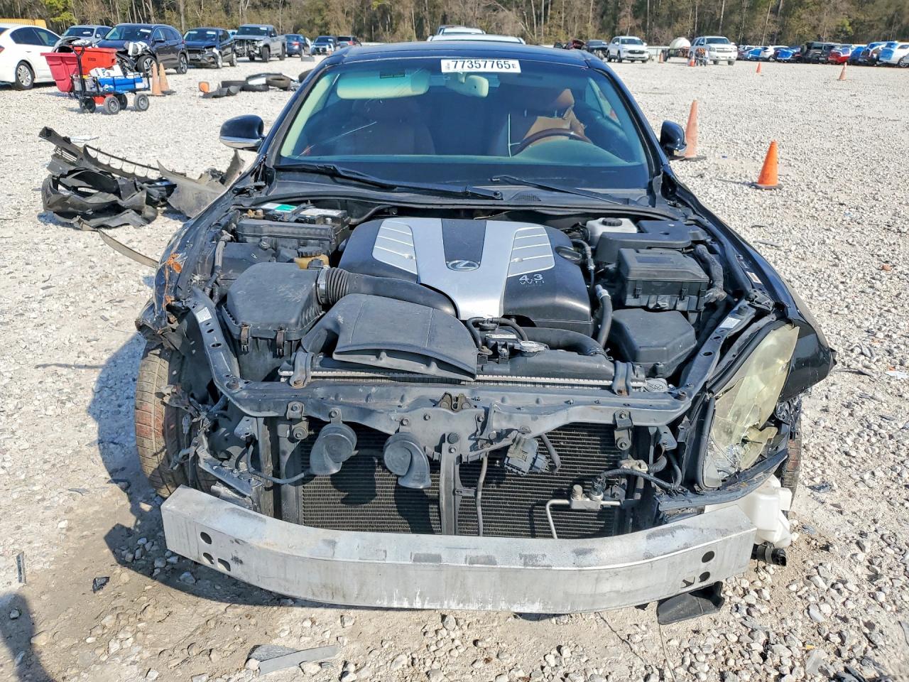 2004 Lexus Sc 430 Base Black vin: JTHFN48Y140058412