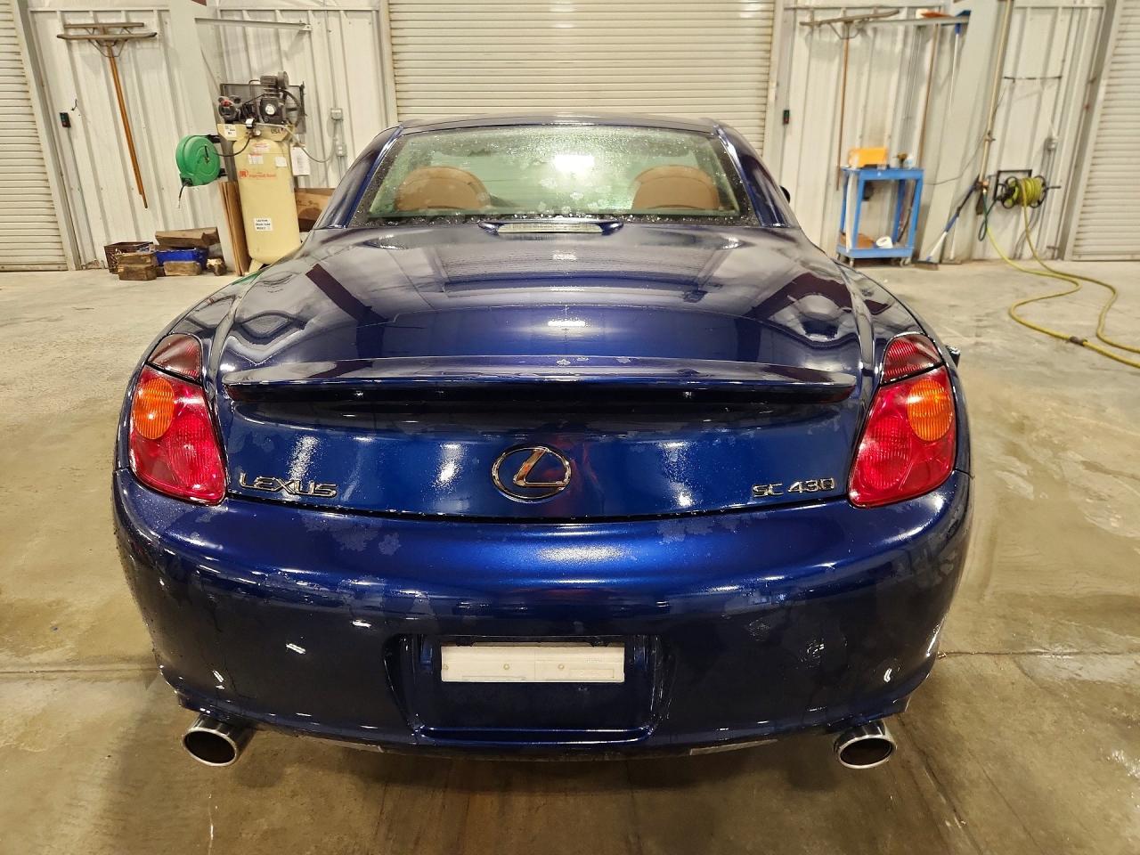 2005 Lexus Sc 430 Blue vin: JTHFN48Y150063059
