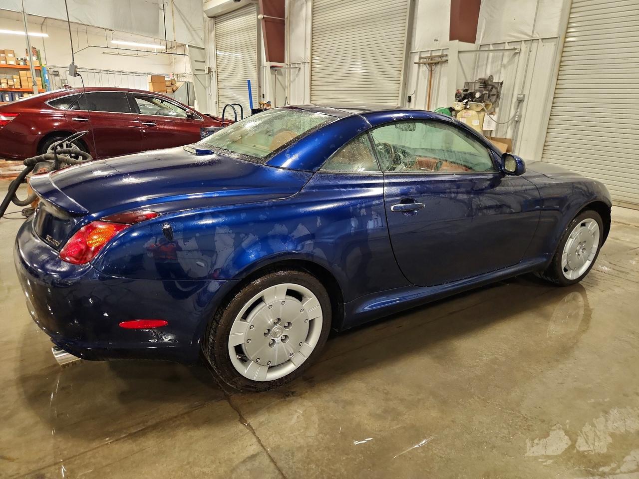 2005 Lexus Sc 430 Blue vin: JTHFN48Y150063059