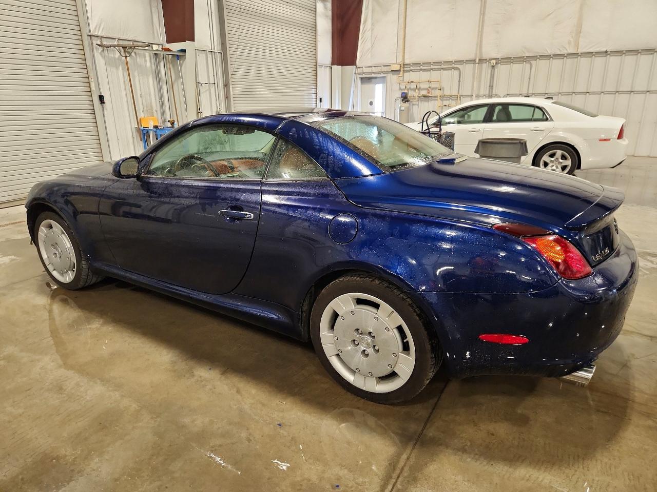 2005 Lexus Sc 430 Blue vin: JTHFN48Y150063059