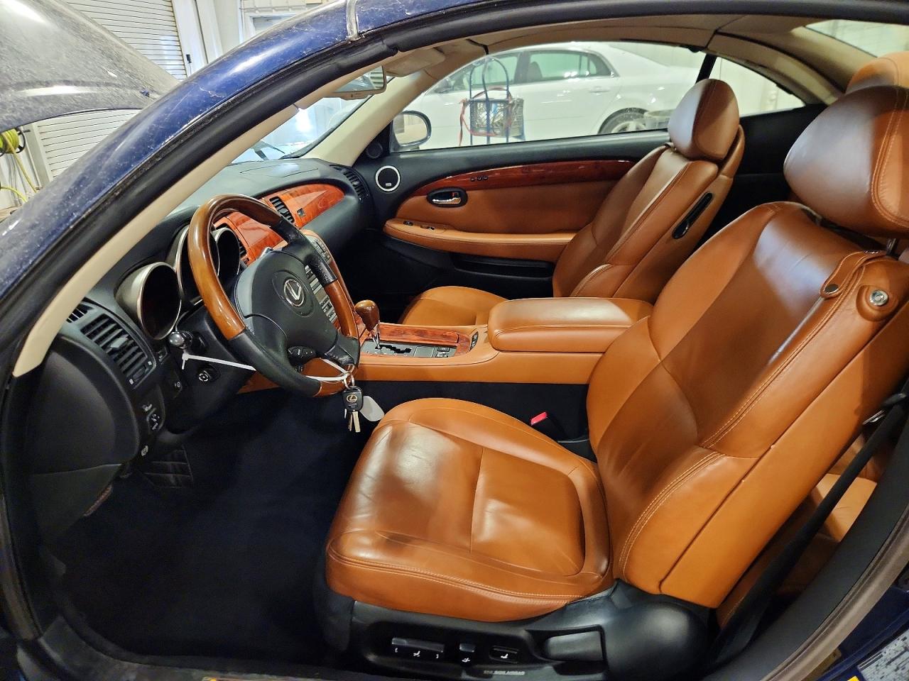 2005 Lexus Sc 430 Blue vin: JTHFN48Y150063059