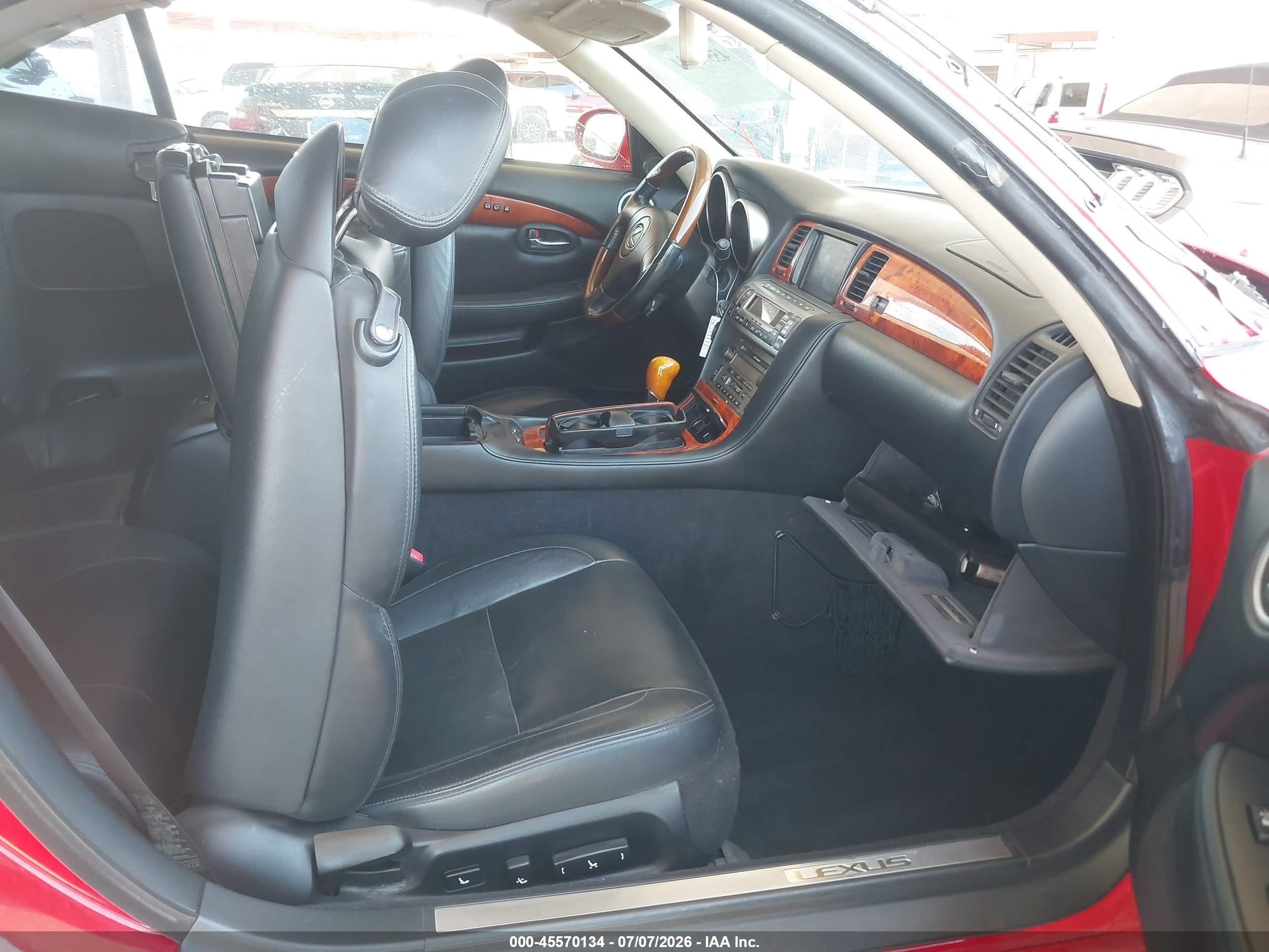 2005 Lexus Sc 430   Red vin: JTHFN48Y150070044