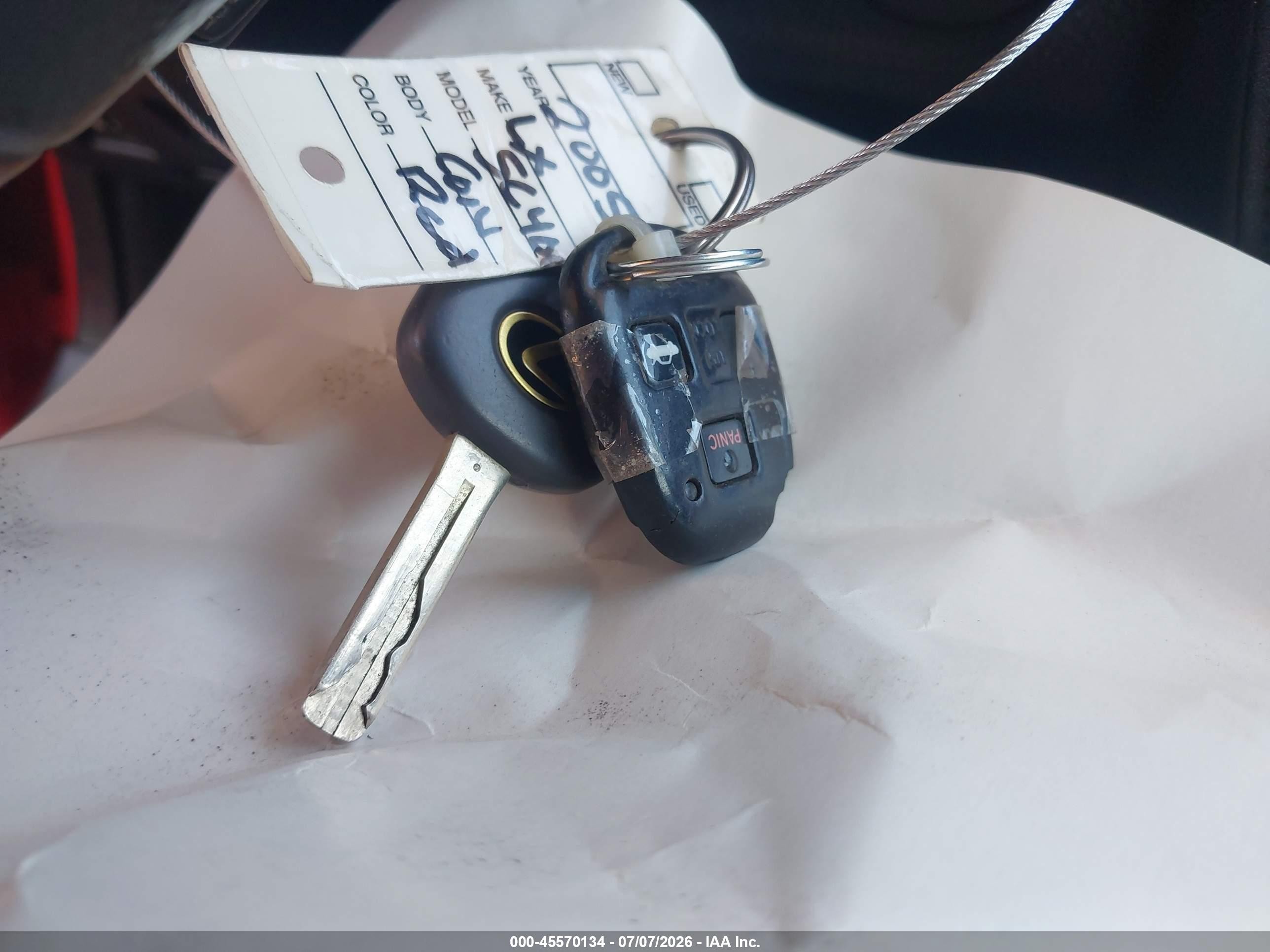 2005 Lexus Sc 430   Red vin: JTHFN48Y150070044