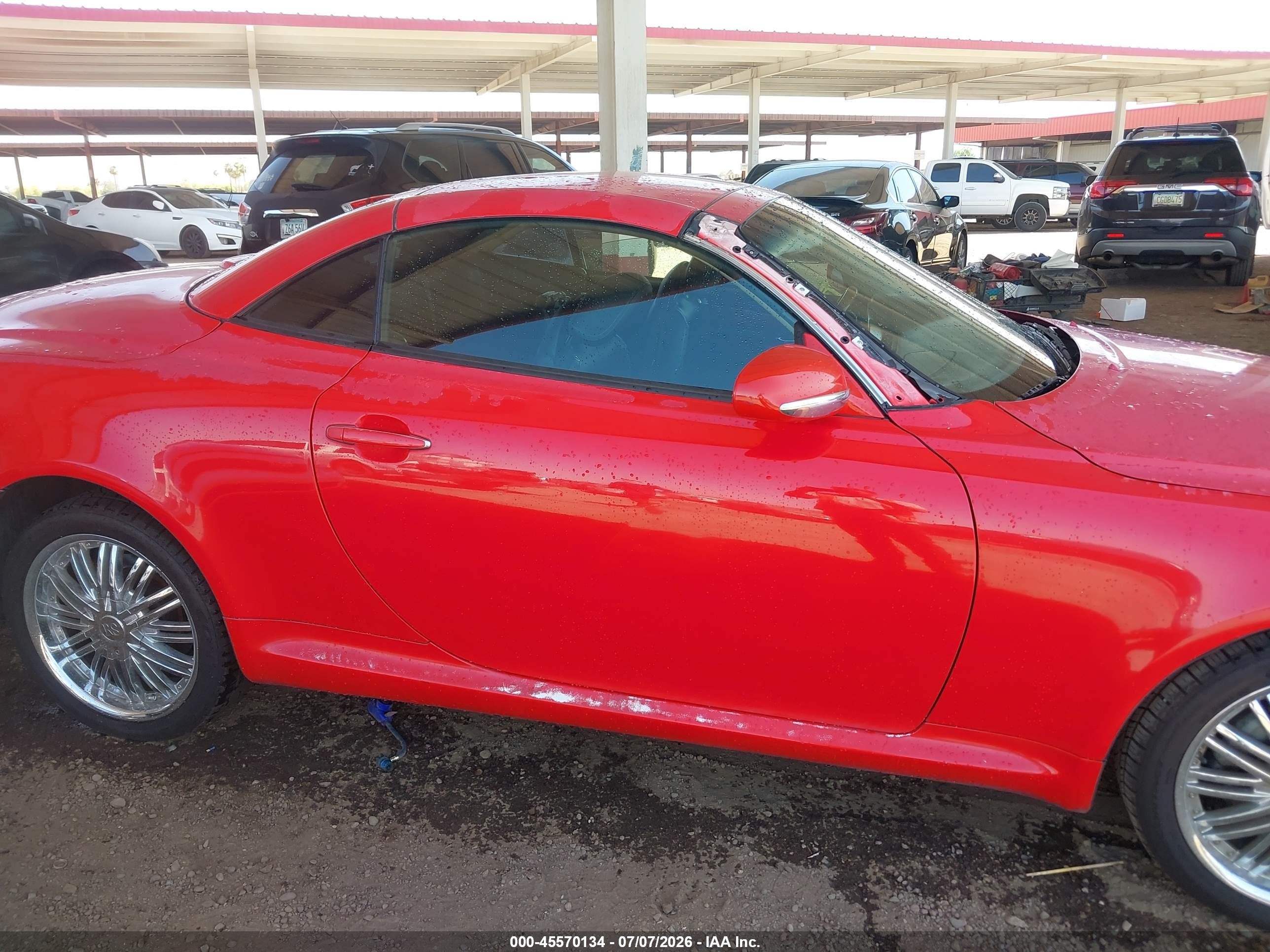 2005 Lexus Sc 430   Red vin: JTHFN48Y150070044